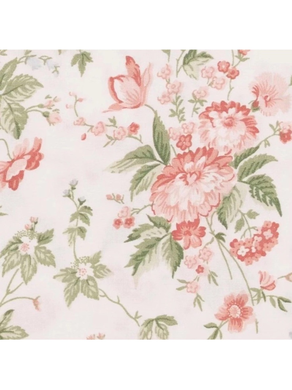 Laura Ashley ~ KING ~ Lilian Floral 4 Pc Sheet Set 100% Cotton Sateen ~ 300TC - Picture 2 of 9